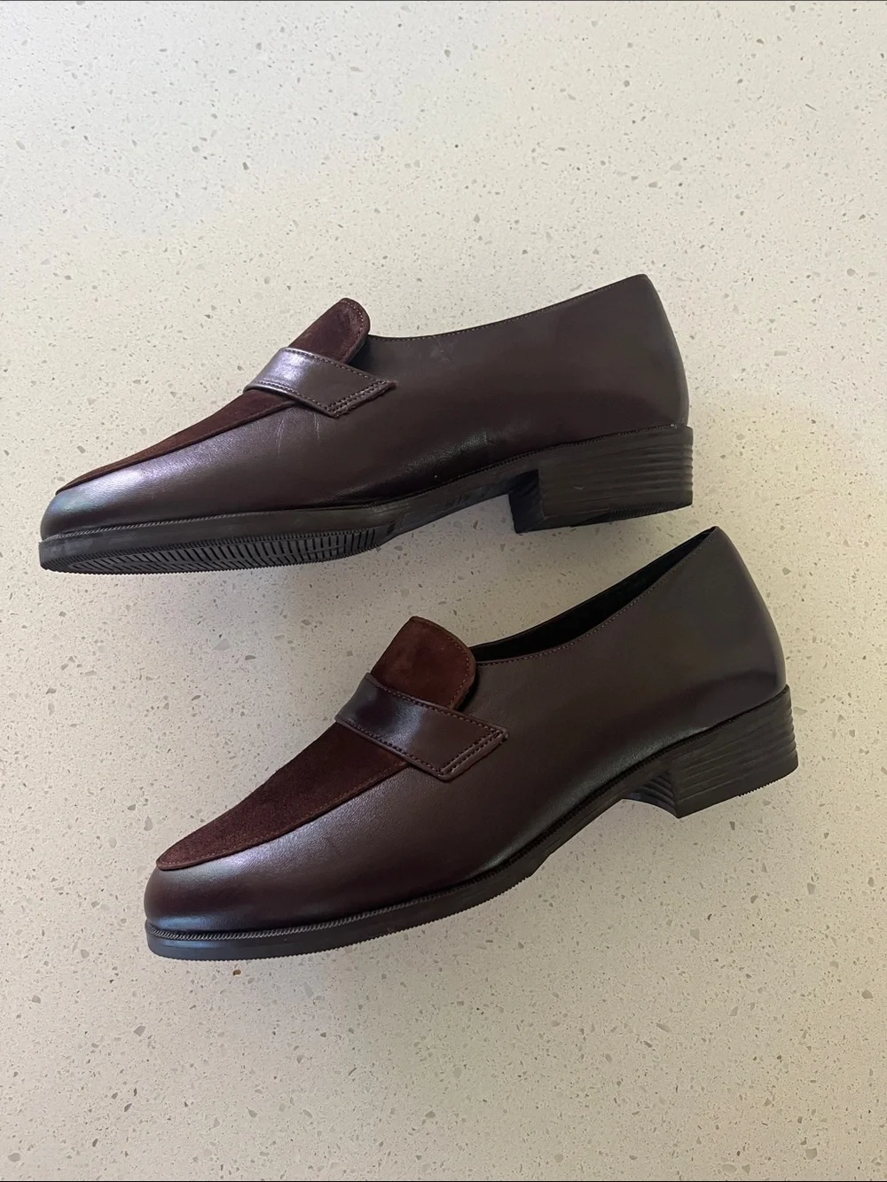 Munro Women's Brown Leather & Suede Loafers